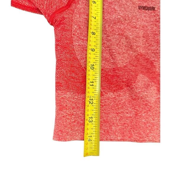 Gymshark Flex Long Sleeve Crop Top In Red Size Medium - Picture 8 of 8